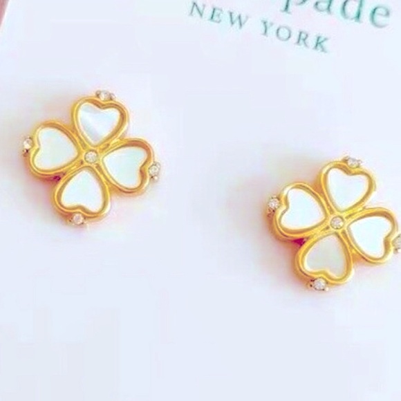 KATE SPADE Legacy Logo Demi Flare Earrings NEW - Picture 10 of 11